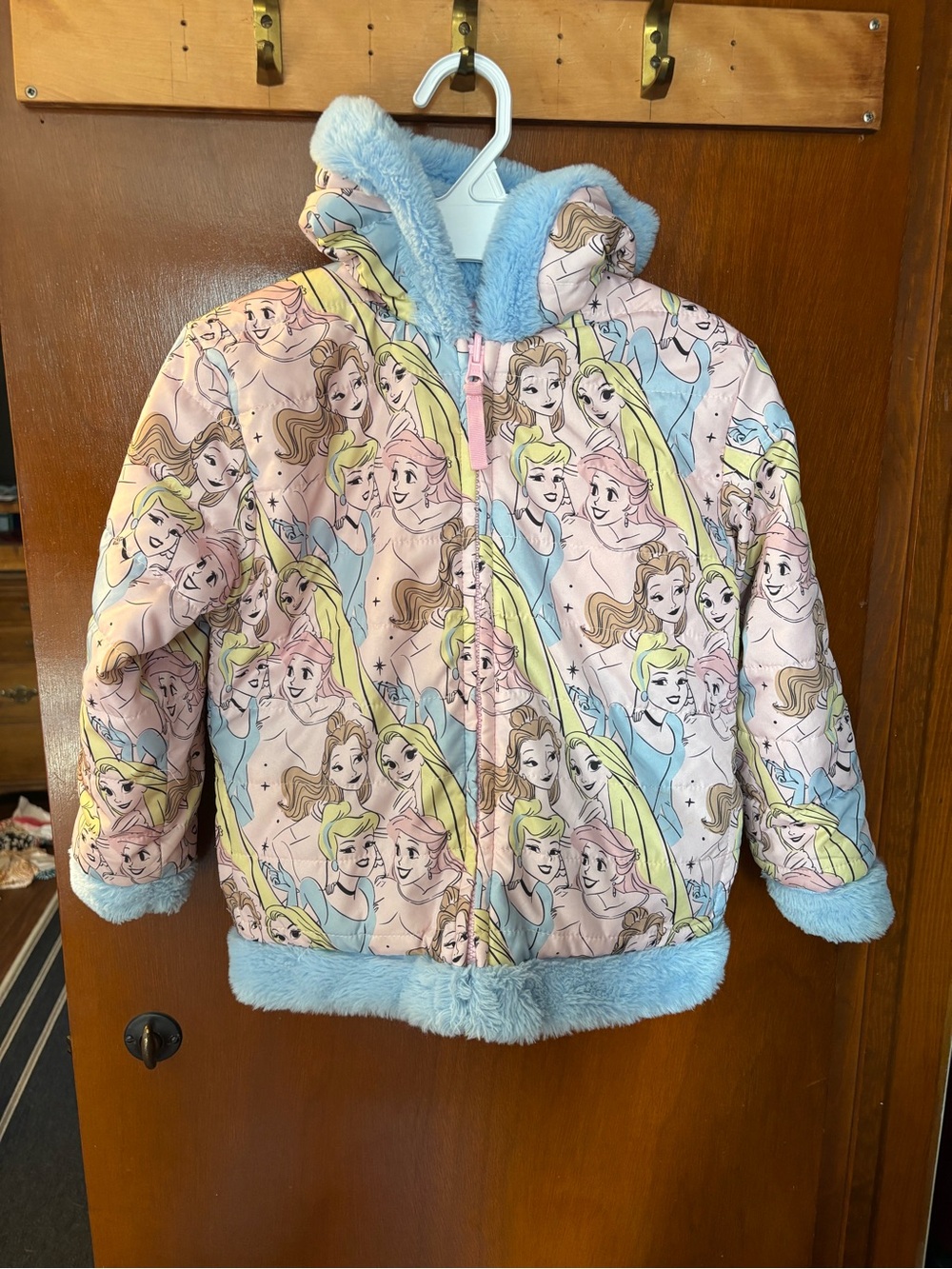 Girls reversible Disney Princess Hooded Jacket - Kids